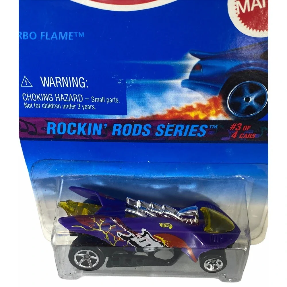1996 Hot Wheels Turbo Flame -Rockin' Rods Series -#3 of 4 -#571 -Unopened NIP‎